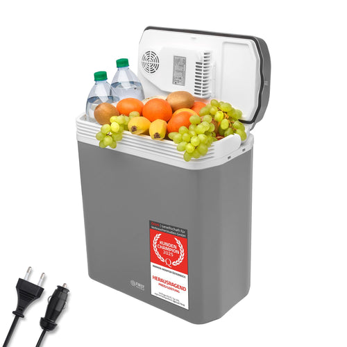 TZS First Austria Thermoelektrische Kühlbox 24L 12V/230V - Grau