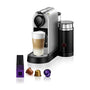 Nespresso Krups XN761B Citiz & Milk Kapselmaschine, silber, mit Aeroccino3 Milchaufschäumer