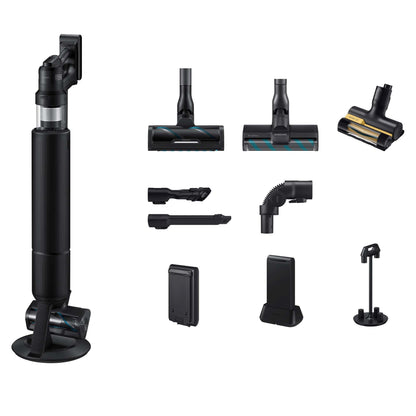 Samsung Bespoke AI Jet Ultra Akku-Handstaubsauger VS90F40EEK/WD in Satin Black mit All-in-One Clean Station