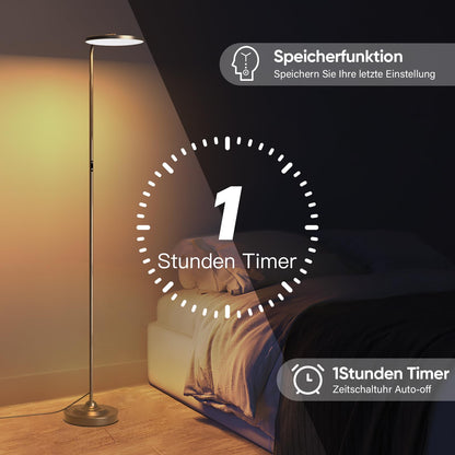 SIBRILLE LED Stehlampe RGB Dimmbar mit Fernbedienung