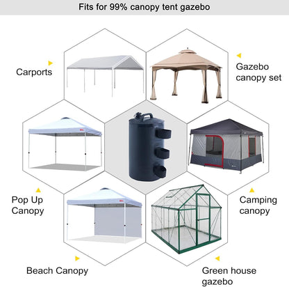MasterCanopy Beingewichte 4er Set, Gewichtstaschen für Pavillon