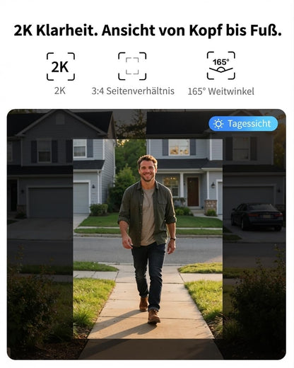 Aqara G400 Video-Türklingel mit Chime, 2K, PoE, HomeKit Secure Video