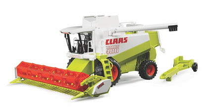 bruder 02120 Claas Lexion 480 Mähdrescher Spielzeug 1:20 aus Kunststoff mit Profilreifen