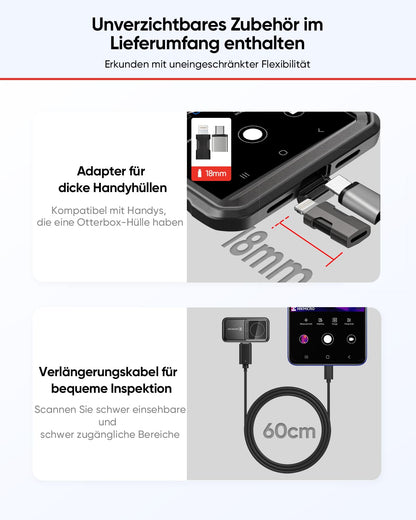 HIKMICRO Minie Wärmebildkamera Smartphone - USB-C/Lightning