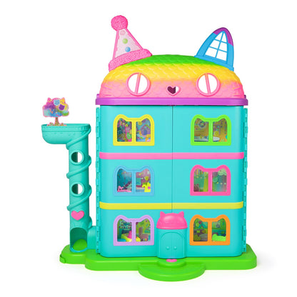 Gabby's Dollhouse Purrfect Party Puppenhaus Spielset – 15-teilig Regenbogen