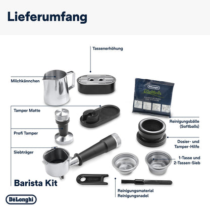 De'Longhi La Specialista Arte EC9155.W Siebträgermaschine Weiss