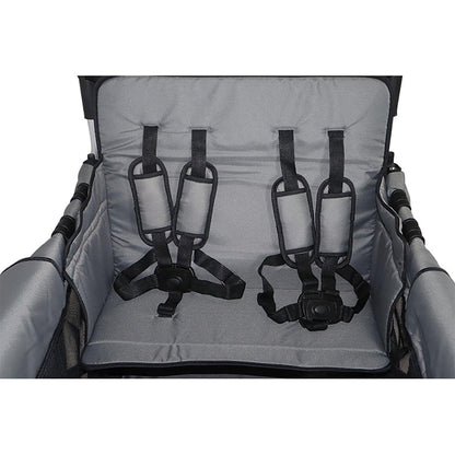 FUXTEC FX-CTXL900 Bollerwagen faltbar - Grau mit Dach