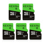 KEXIN Micro SD Karte 32GB 5er Pack, UHS-I U1 Class 10 mit SD-Adapter