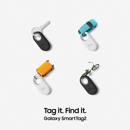 Samsung Galaxy SmartTag2 Bluetooth-Tracker 4er-Pack Schwarz/Weiss