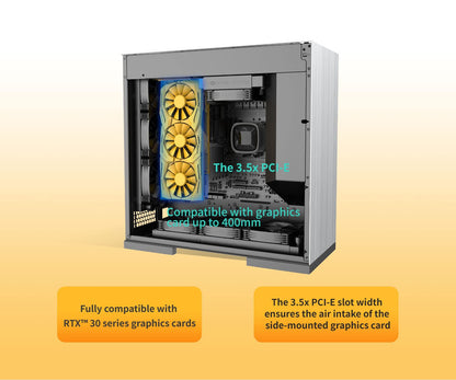 Geometric Future M8 Dharma Mid Tower PC-Gehäuse - Silber