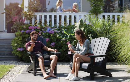 Keter Troy Adirondack Gartenstuhl Wetterfest Kunststoff - Anthrazit