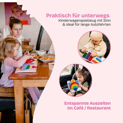 Jolly Designs Mini Quiet Book Sonnenschein Montessori Filzbuch