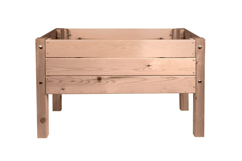 mgc24 Hochbeet Massiv für Kinder, Kiefernholz Braun, 79 x 40 x 50 cm – rechteckig, für Garten, Terrasse und Balkon