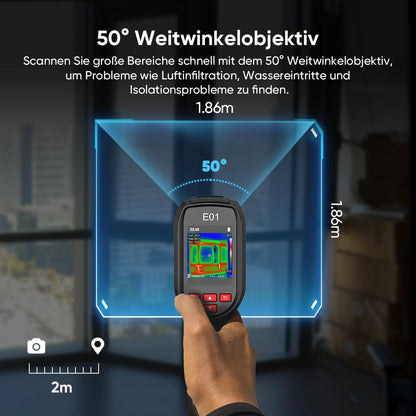 HIKMICRO E01 Wärmebildkamera - SuperIR 240x240 Laser