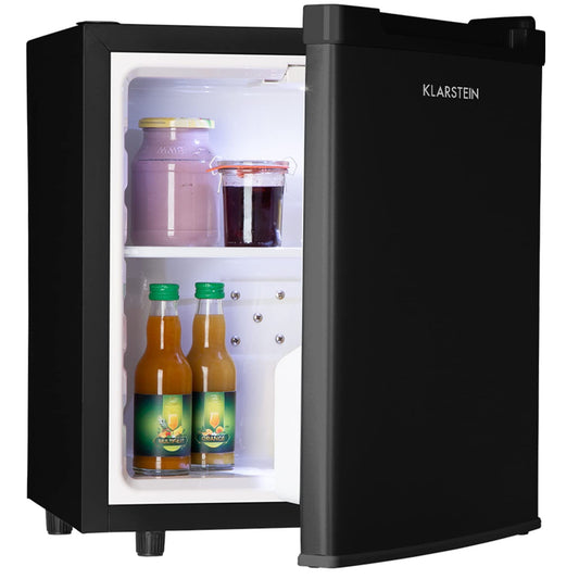 Klarstein Mini Kühlschrank 30L Leise – Getränke & Kosmetik. Kompaktes Kühlgerät zur Lagerung von Getränken und Kosmetika.