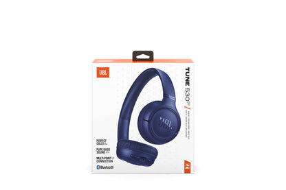 JBL Tune 530 BT Bluetooth On-Ear Kopfhörer, faltbar, Blau