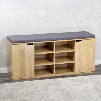 Kesper Schuhschrank mit Sitzkissen Sonoma Eiche 15928 13