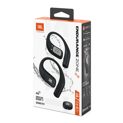 JBL Endurance Zone kabellose Open-Ear Sport-Kopfhörer Schwarz/Grau