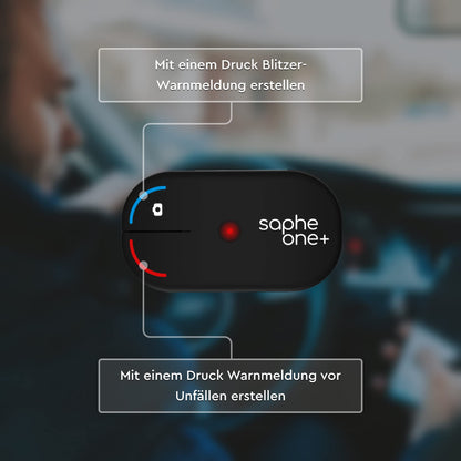 Saphe One+ Blitzerwarner – Verkehrsalarm für das Auto ohne Abo