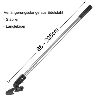 KEZERS Flächenspachtel-Set – 30, 55, 80 cm Edelstahlklingen