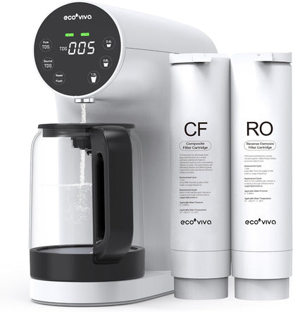 Ecoviva WP-RO-200G Auftisch Umkehrosmoseanlage - Mobil Weiss