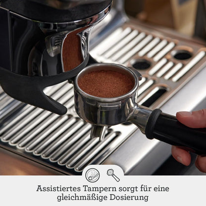 Sage The Barista Express Impress Siebträgermaschine mit Mahlwerk