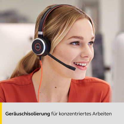 Jabra Evolve 40 MS Mono Headset - Teams USB-C Schwarz