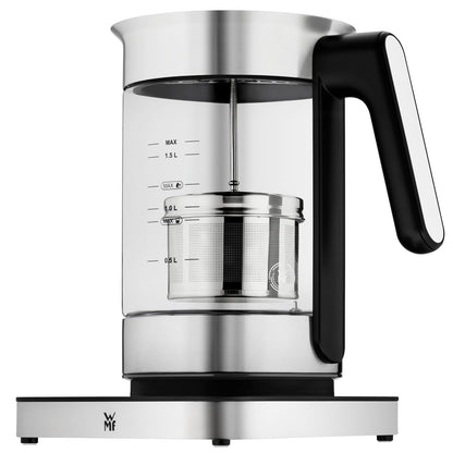 WMF Lumero 3in1 Glas-Wasserkocher - 1,6 l Edelstahl matt