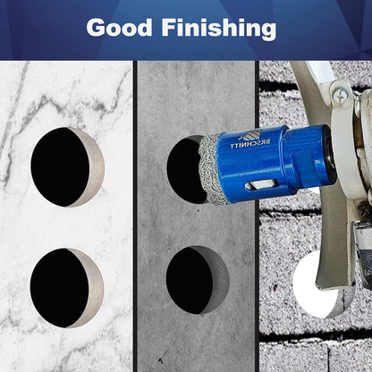 Diamantbohrer Set Fliesen Granit Marmor – 20/35/50/68mm Trockenbohren