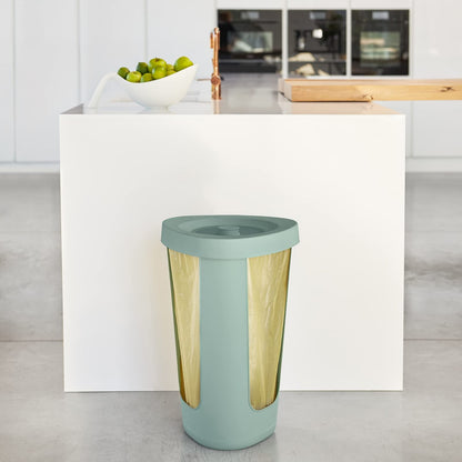 Rotho Fabu Müllsackständer Kunststoff 3er-Set - Grün