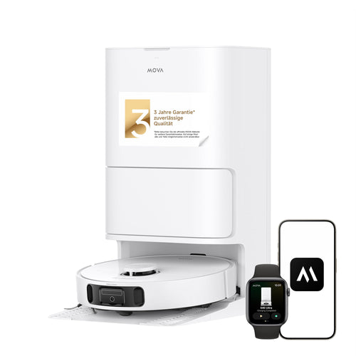 Mova E40 Ultra Saugroboter mit Wischfunktion und All-in-One-Station