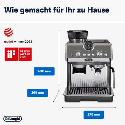De'Longhi La Specialista Arte Evo Cold Brew EC9255T Siebträgermaschine Titan