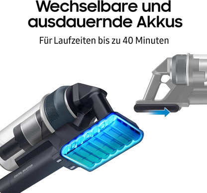 Samsung Jet 65 PetPRO Akku-Staubsauger mit Tierhaarbürste, Silber