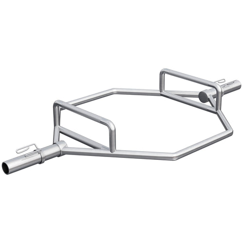 GORILLA SPORTS® Hexagon Trap Bar Olympia - 50 mm verchromt. Hexagonale Hantel für Krafttraining, Deadlifts und Shrugs.