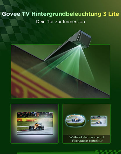 Govee 3 Lite TV Beleuchtung LED Strip mit Kamera - 55-65 Zoll