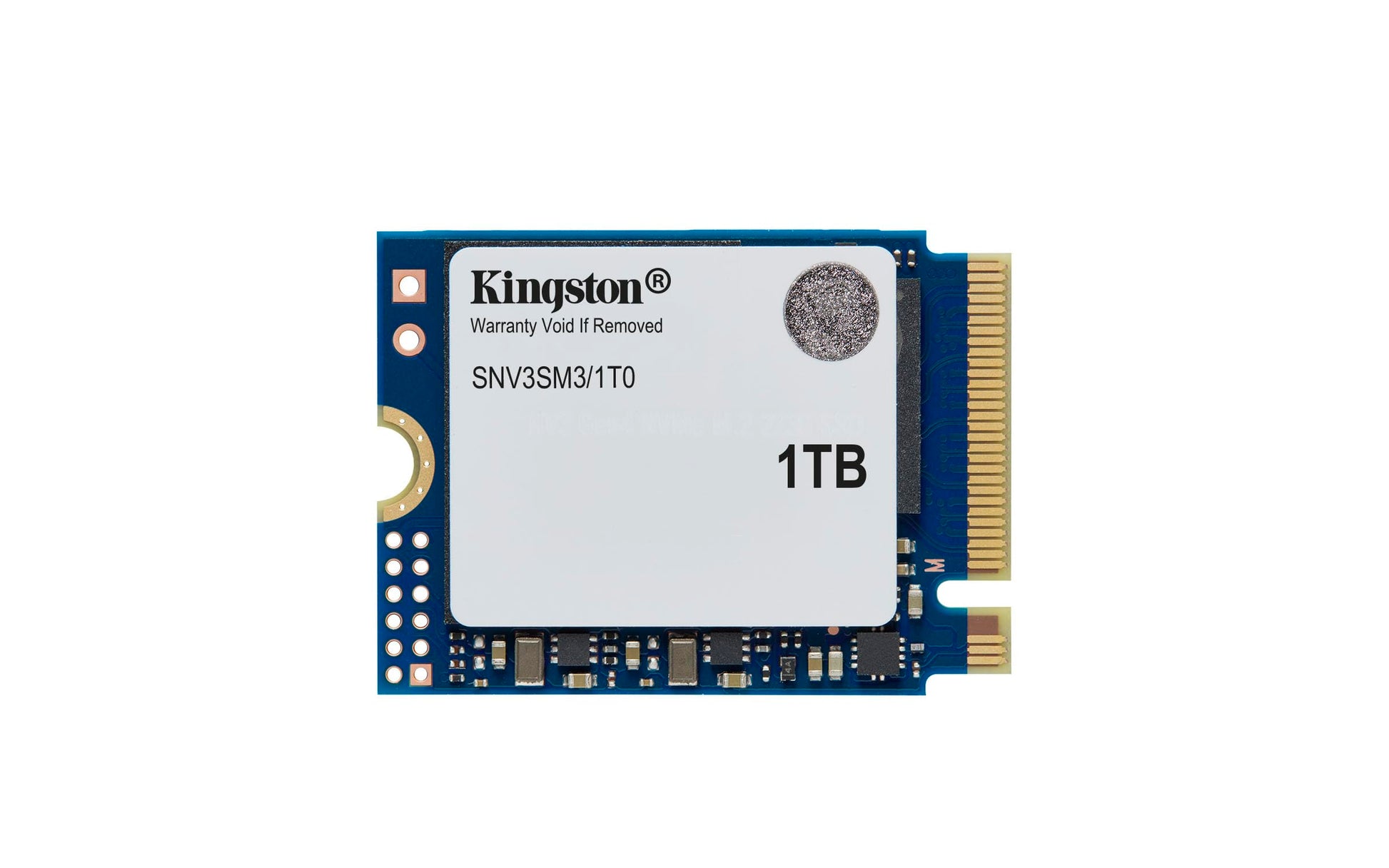 Kingston NV3 NVMe PCIe 4.0 Interne SSD - 1TB M.2 2230: schwarze M.2-Platine. Schneller Datenspeicher für PCs.