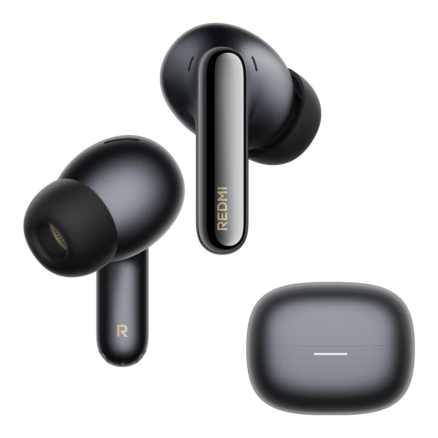 Xiaomi Redmi Buds 8 Pro True-Wireless-Kopfhörer mit ANC, Schwarz, In-Ear-Design