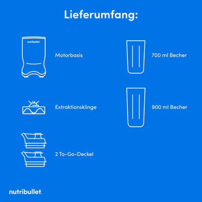 nutribullet Ultra NB1206MB Smoothie-Mixer 1200W – Grau