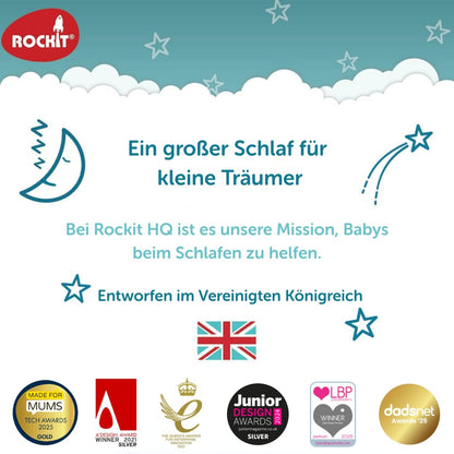 ROCKIT Kinderwagenschaukler Set RR-02x2, Einschlafhilfe mit USB-C