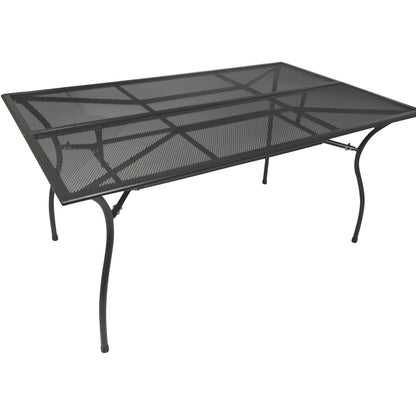 DEGAMO Classic Gartentisch 90x150cm rechteckig anthrazit