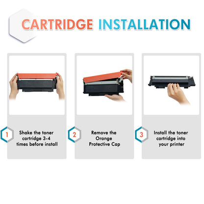 inkalfa 117A Toner Set 4er-Pack kompatibel für HP Color Laser MFP