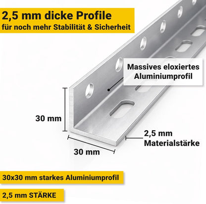 Avoltik Balkonkraftwerk Halterung 2er Set für Solarmodule, 0-90°