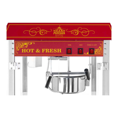 Royal Catering RCPS-16.3 Popcornmaschine Retro Vintage Rot