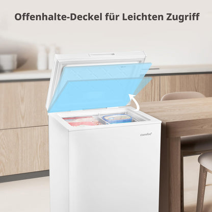 Comfee Gefriertruhe 198 L mit Inverter-Kompressor, leise 37 dB
