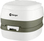 BERGER Bio Comfort Campingtoilette mobil mit 14L Abwassertank, Tragegriff und Kolbenpumpe