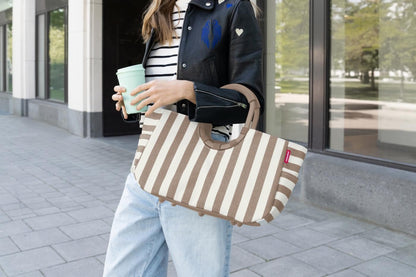 reisenthel loopshopper M Shopper Summerstripes Coffee