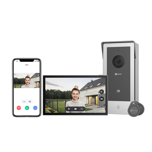 EZVIZ CP5 Video-Türsprechanlage mit 7-Zoll-Touchscreen und WLAN