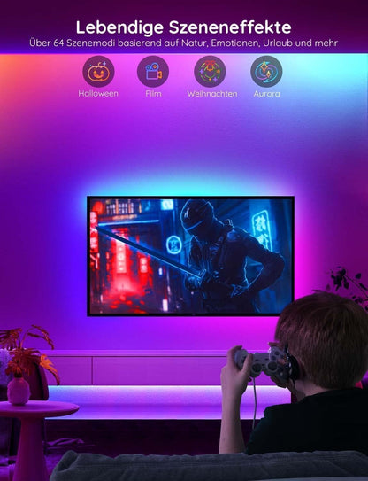 Govee RGBIC LED Lichtstreifen Smart - 30m, App & Sprachsteuerung