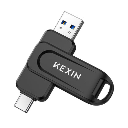 KEXIN USB C Stick 512GB USB 3.0 OTG Dual Type-C & USB-A Speicherstick