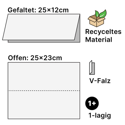 ARNOMED Papierhandtücher ZZ-Falz, 25 x 23 cm, 10000 Stück, 1-lagig